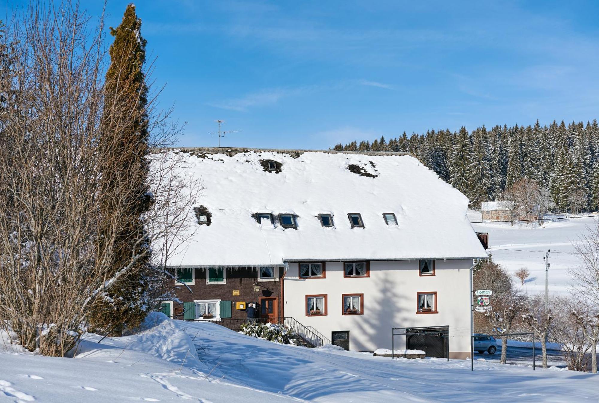 Gasthaus-Pension Zum Loewen Grafenhausen Exterior foto
